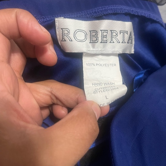 Roberta Bridal Elegant Blue Gown - Picture 4 of 5